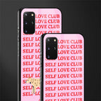 self love club glass case for samsung galaxy s20 plus image-2
