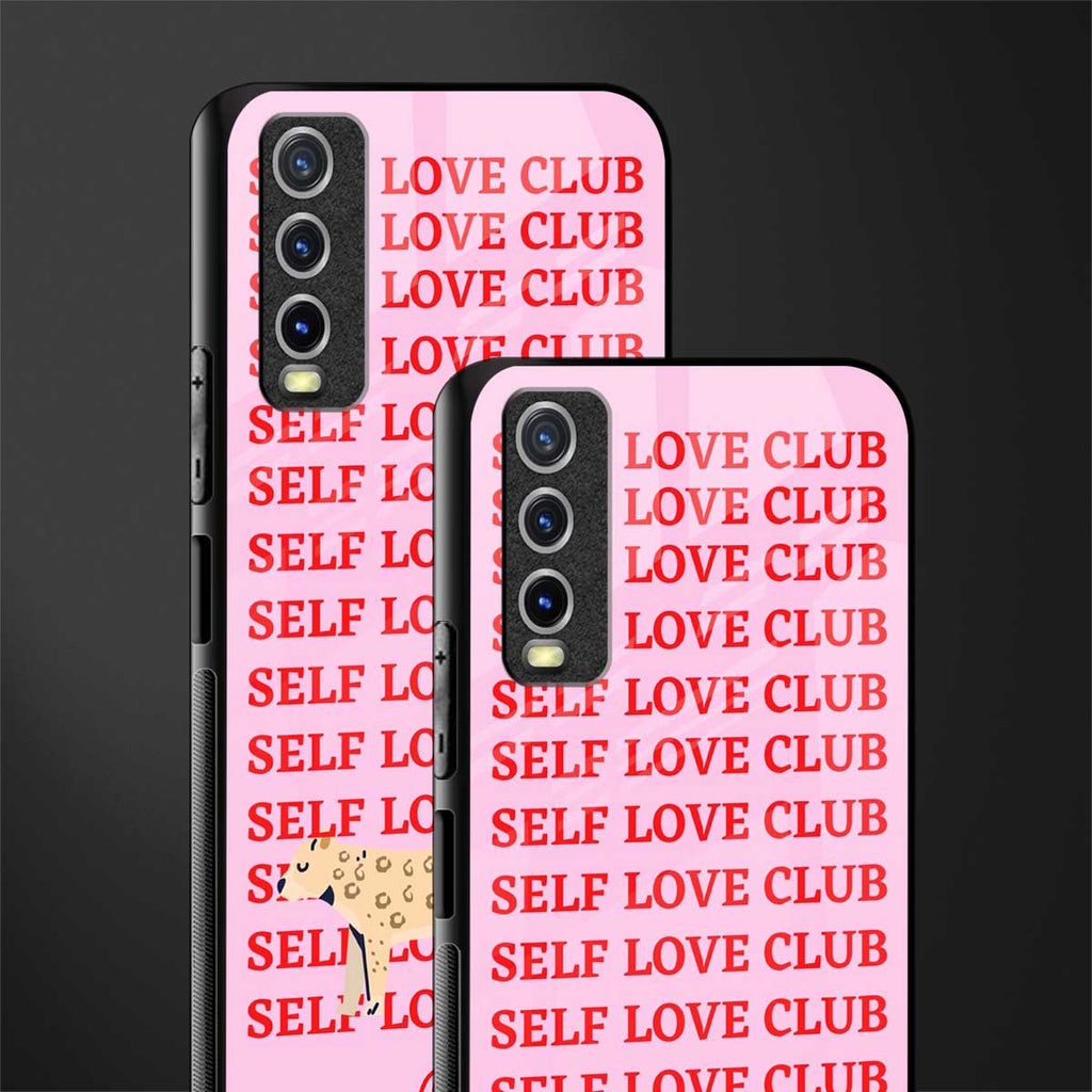 self love club glass case for vivo y20i vivo y20t image-2