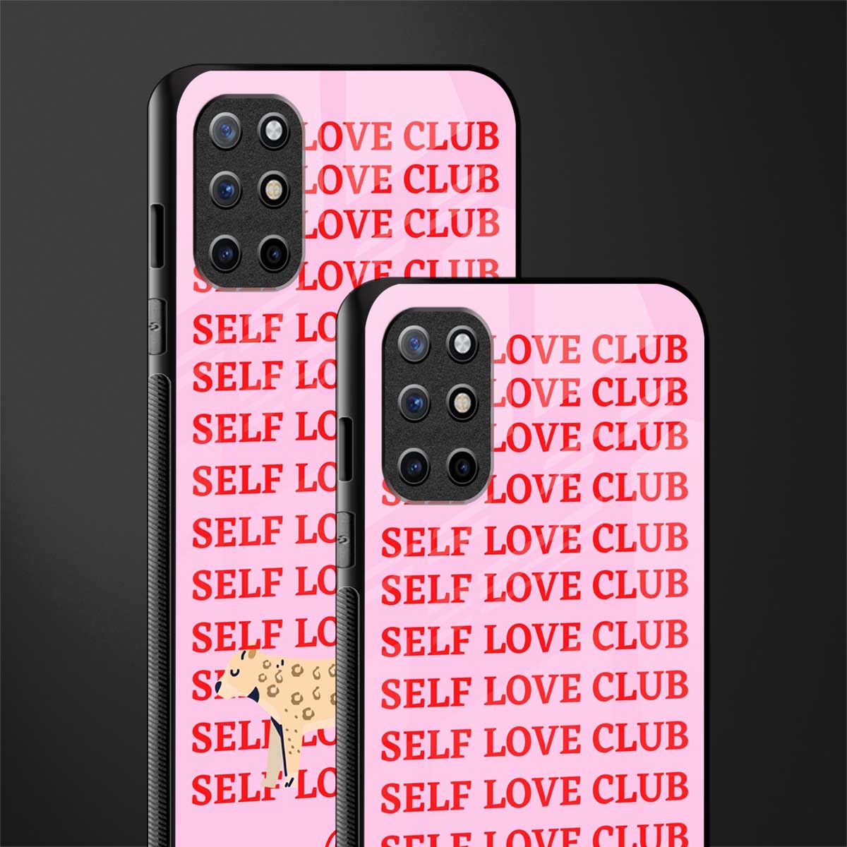 self love club glass case for oneplus 8t image-2
