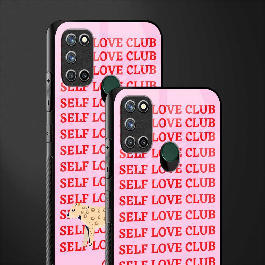 self love club glass case for realme 7i image-2