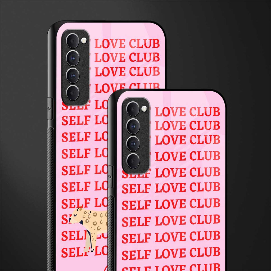 self love club glass case for oppo reno 4 pro image-2