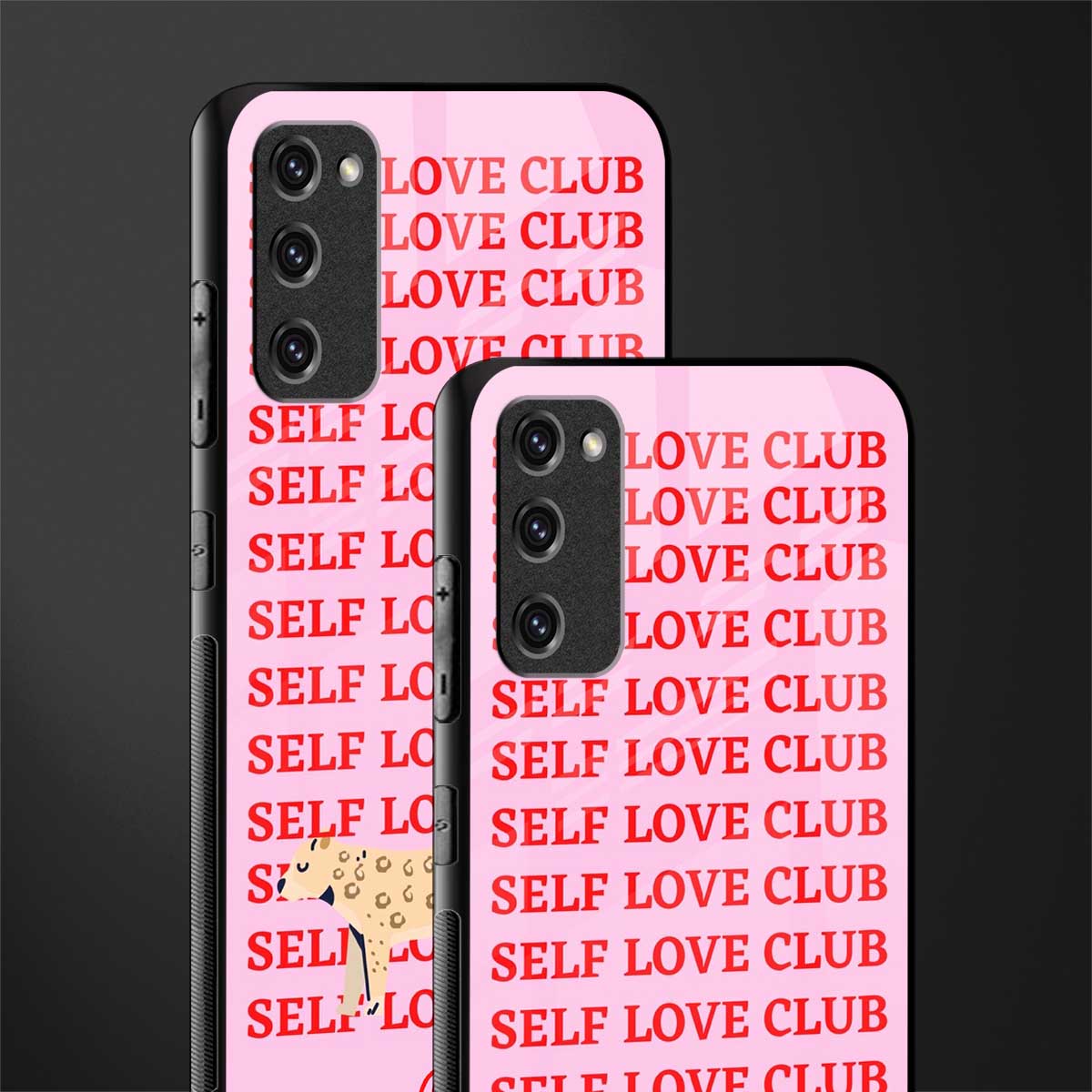 self love club glass case for samsung galaxy s20 fe image-2