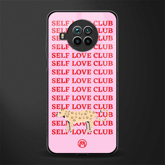 self love club glass case for mi 10i image