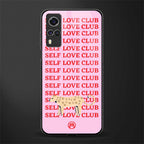 self love club glass case for vivo y51 image
