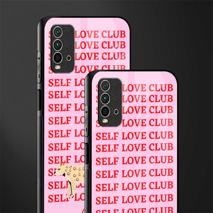 self love club glass case for redmi 9 power image-2