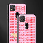 self love club glass case for redmi 9 image-2