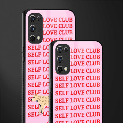 self love club glass case for realme x7 pro image-2