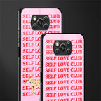 self love club glass case for poco x3 image-2