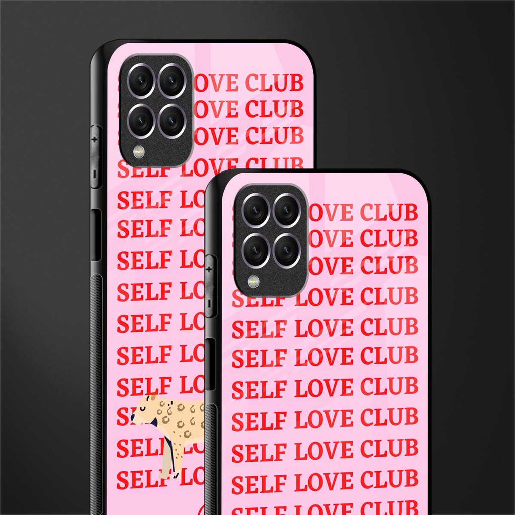 self love club glass case for samsung galaxy f62 image-2