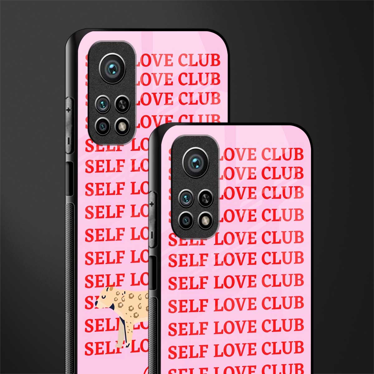self love club glass case for mi 10t 5g image-2