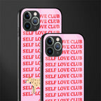 self love club glass case for iphone 11 pro max image-2