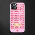 self love club glass case for iphone 11 pro image