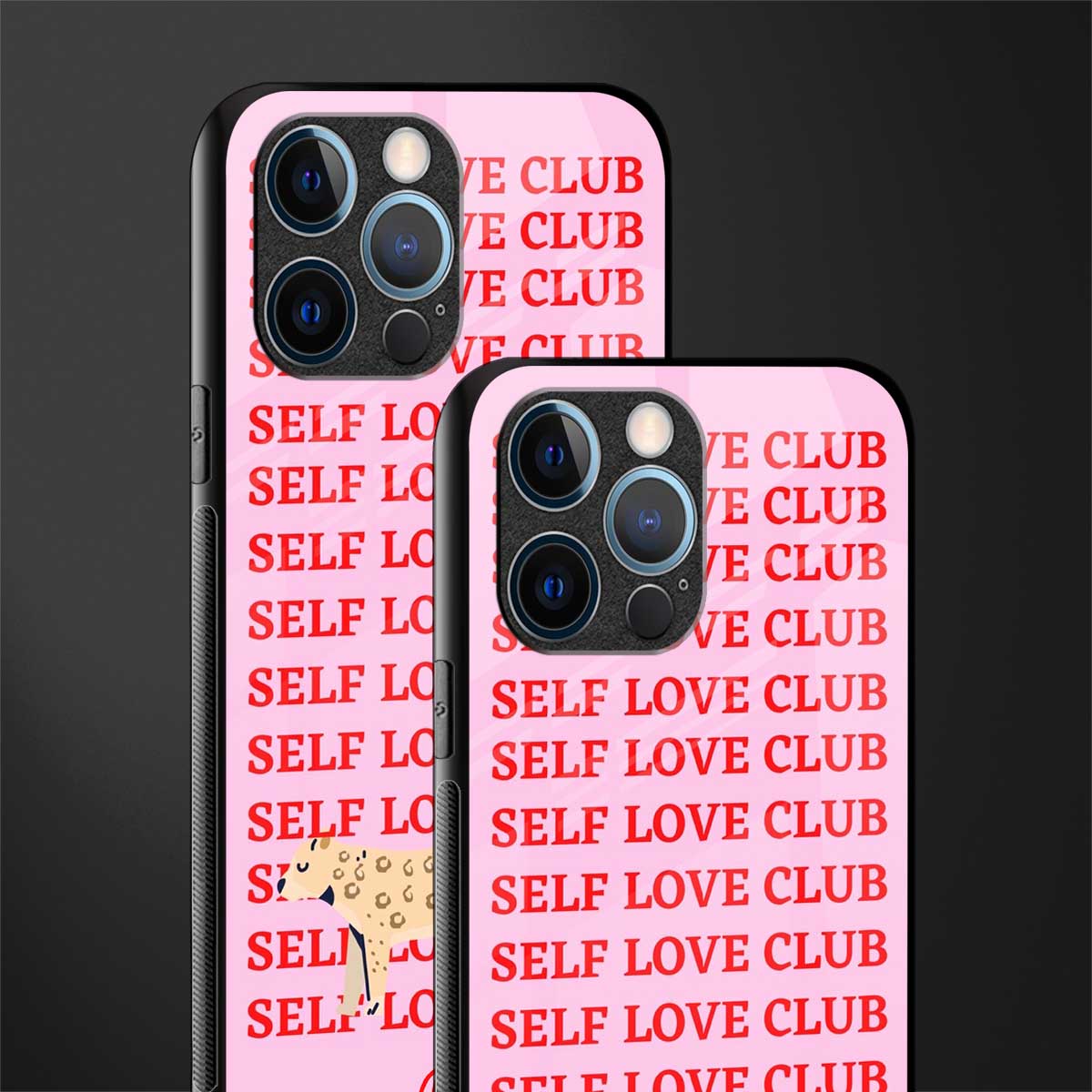 self love club glass case for iphone 12 pro image-2