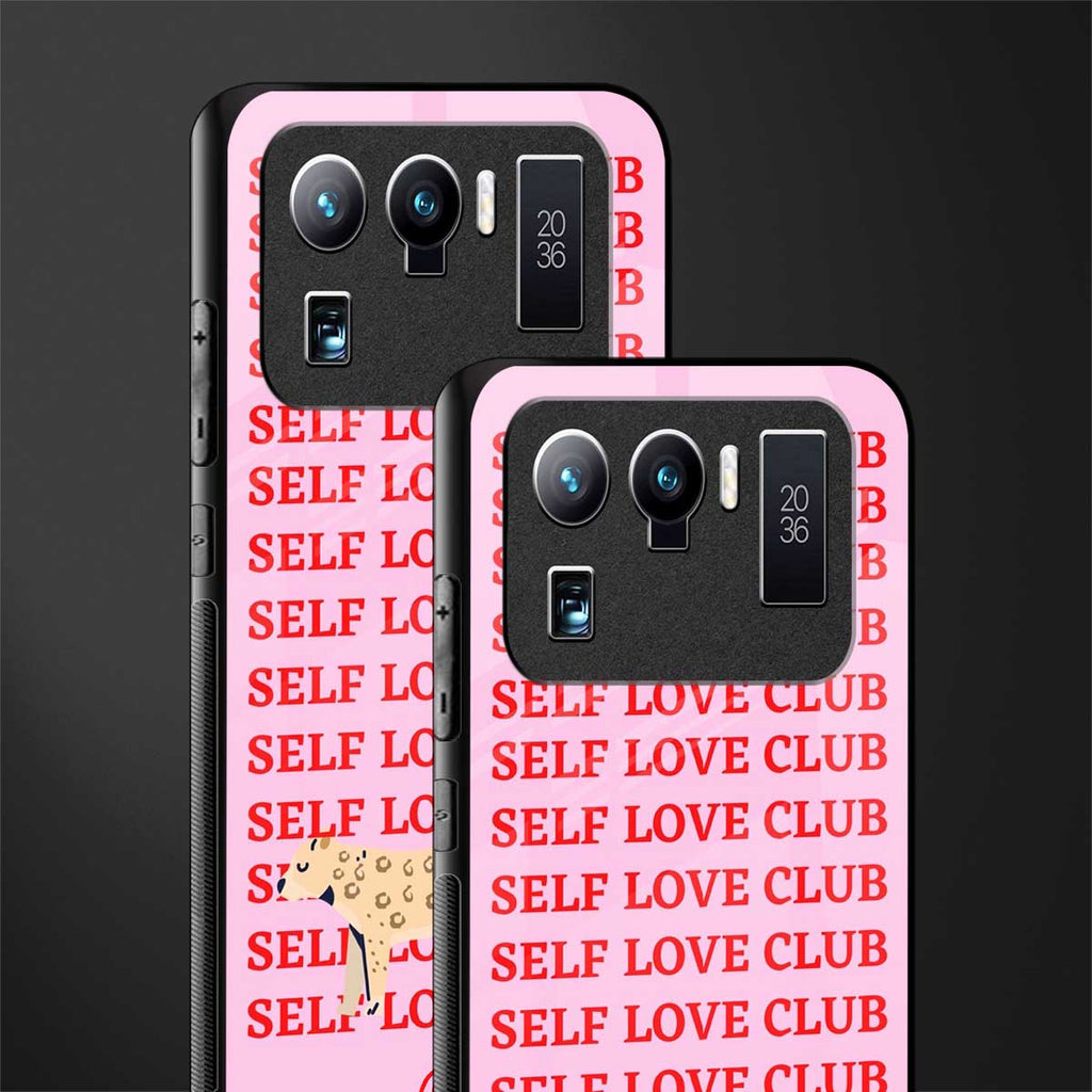 self love club glass case for mi 11 ultra 5g image-2