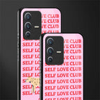 self love club glass case for vivo v23 5g image-2