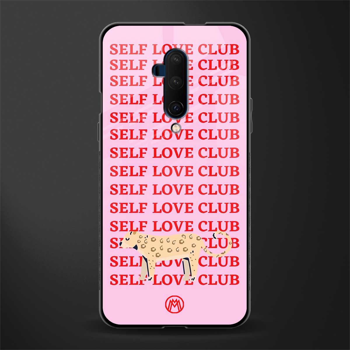 self love club glass case for oneplus 7t pro image
