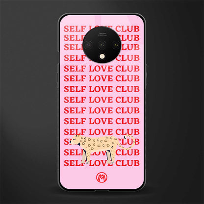 self love club glass case for oneplus 7t image