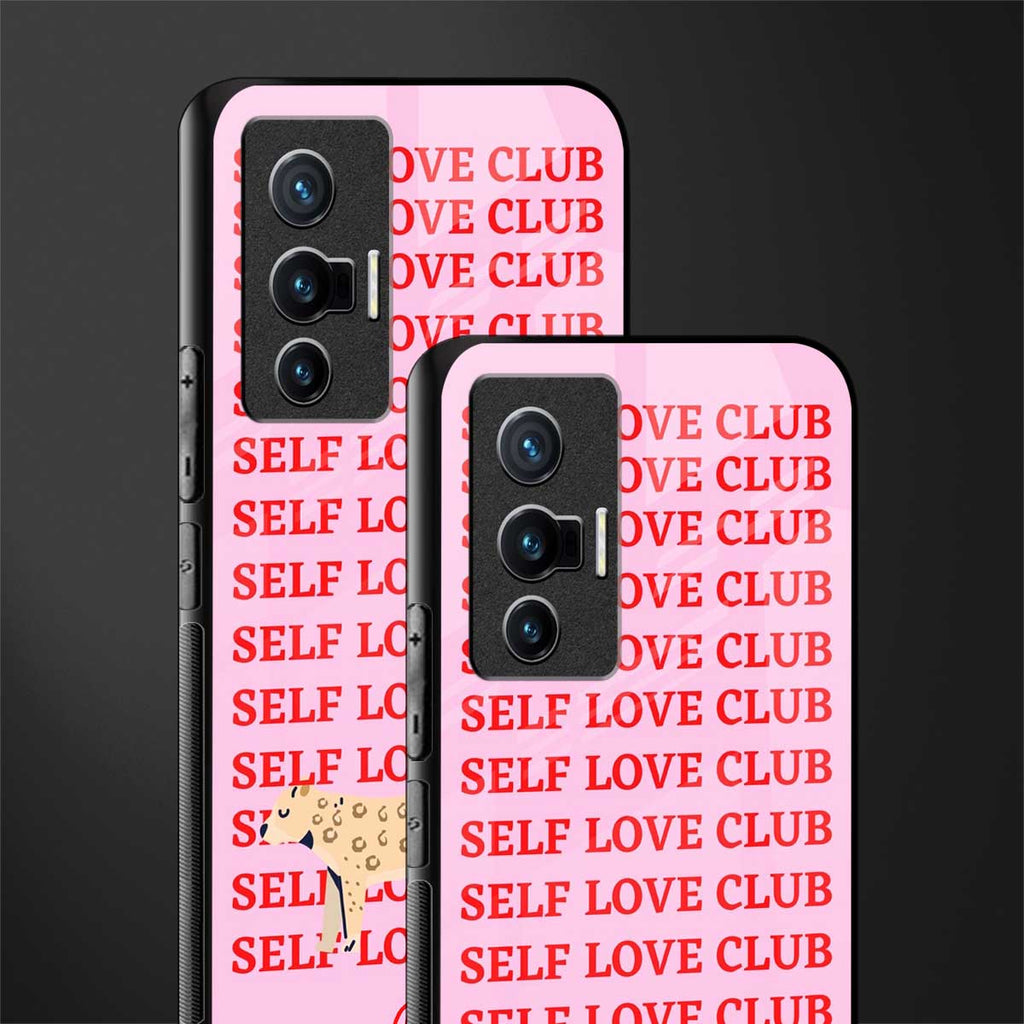 self love club glass case for vivo x70 image-2
