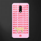self love club glass case for oneplus 7 image