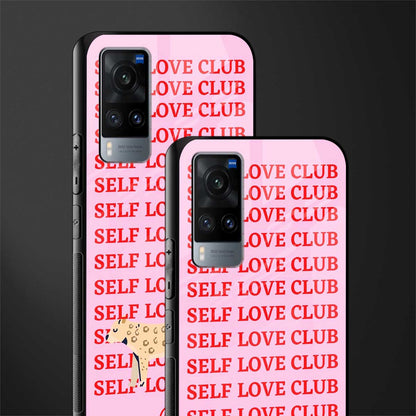 self love club glass case for vivo x60 image-2