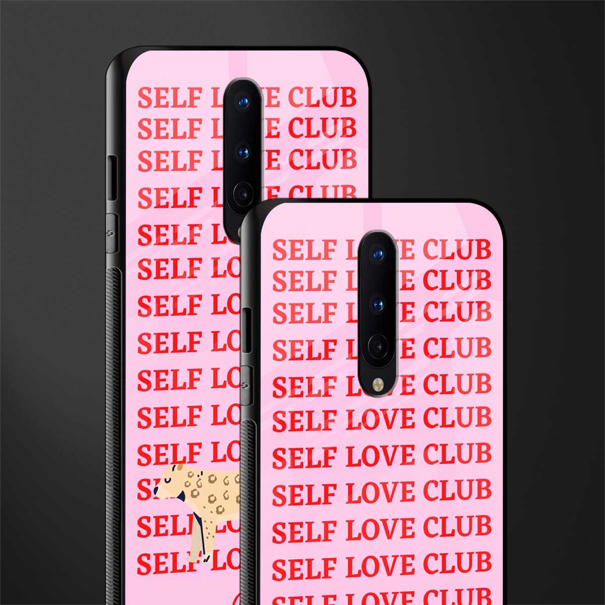 self love club glass case for oneplus 8 image-2