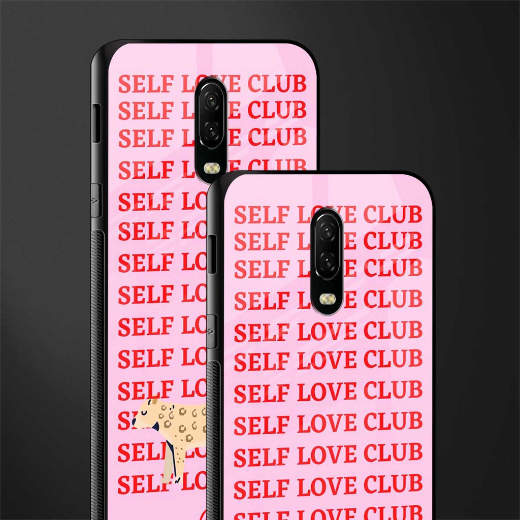 self love club glass case for oneplus 6t image-2