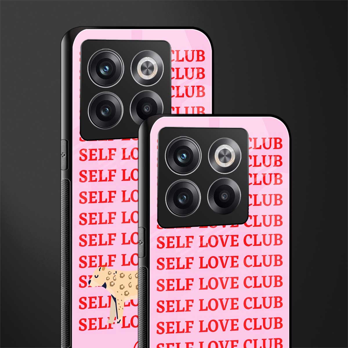 self love club back phone cover | glass case for oneplus 10t