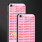 self love club glass case for iphone 6 plus image-2