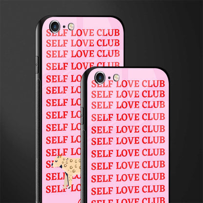self love club glass case for iphone 6s plus image-2