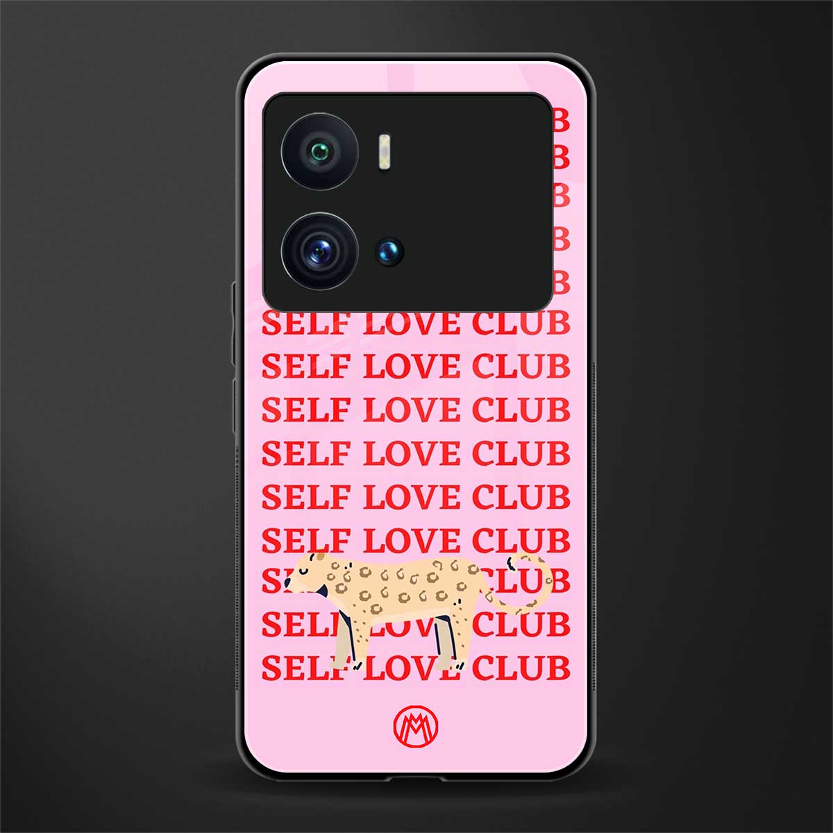 self love club back phone cover | glass case for iQOO 9 Pro