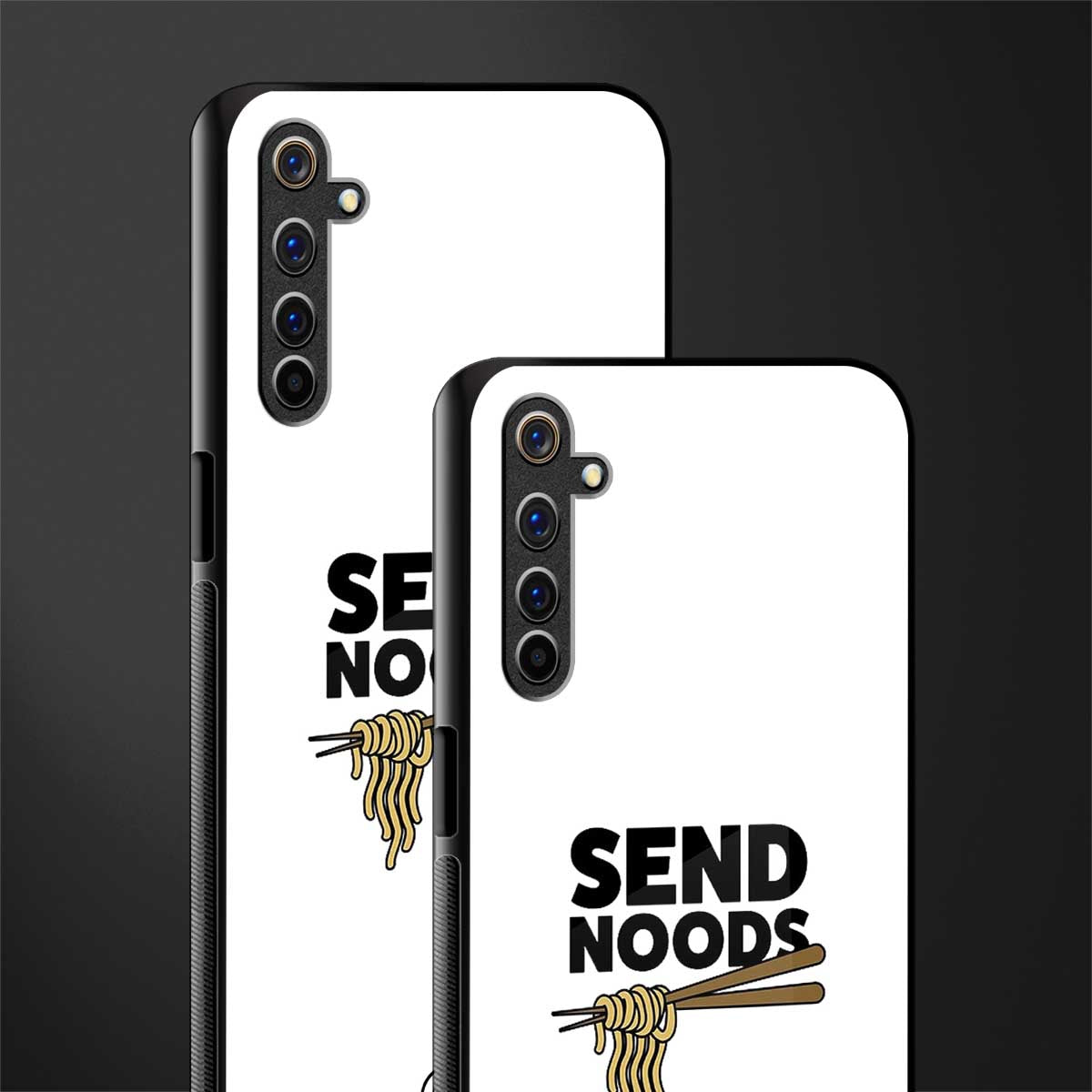 send noods glass case for realme 6i image-2
