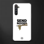 send noods glass case for realme 6i image