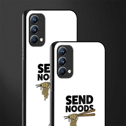 send noods glass case for oppo f19s image-2