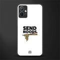 send noods glass case for vivo y75 5g image