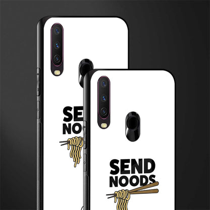 send noods glass case for vivo y15 image-2