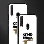 send noods glass case for vivo y12 image-2