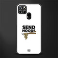 send noods glass case for realme narzo 30a image