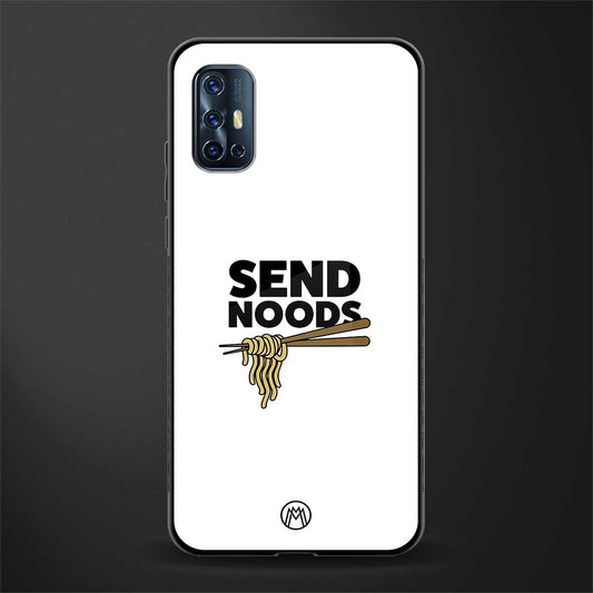 send noods glass case for vivo v17 image