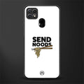 send noods glass case for oppo a15 image