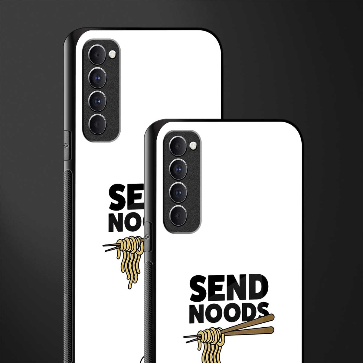 send noods glass case for oppo reno 4 pro image-2