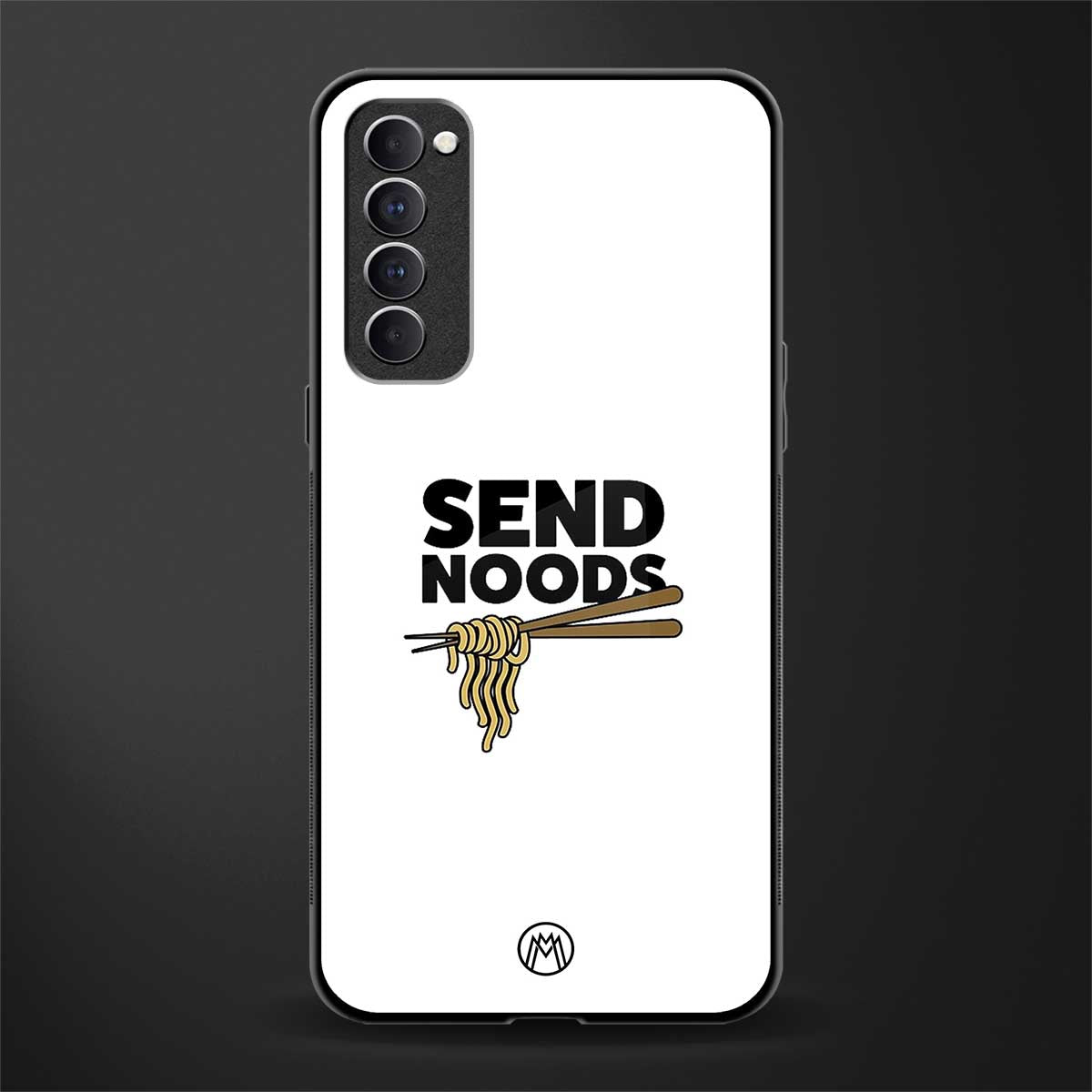 send noods glass case for oppo reno 4 pro image