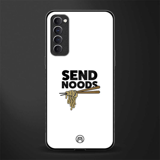 send noods glass case for oppo reno 4 pro image