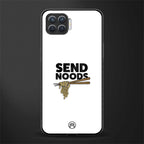 send noods glass case for oppo f17 image