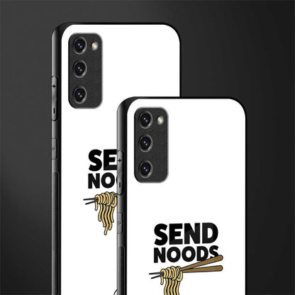 send noods glass case for samsung galaxy s20 fe image-2