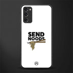 send noods glass case for samsung galaxy s20 fe image