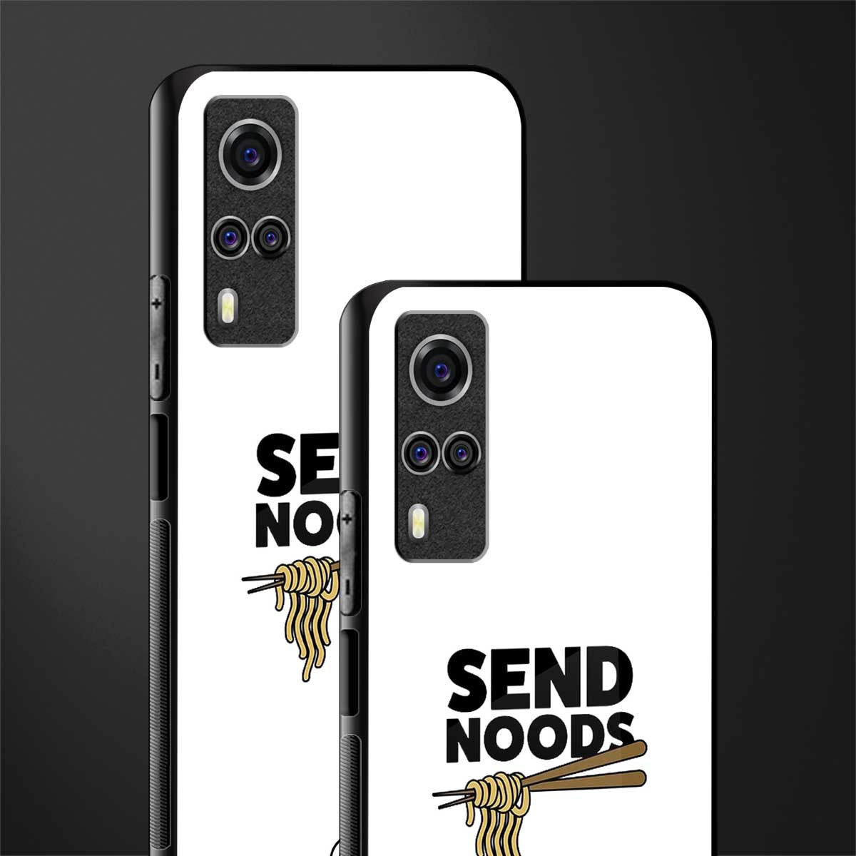 send noods glass case for vivo y51 image-2