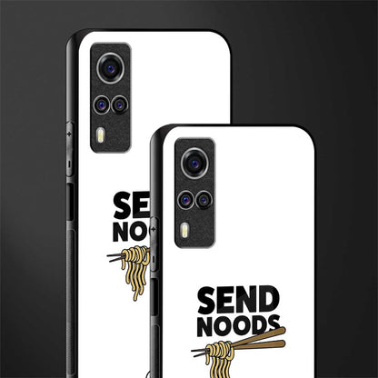 send noods glass case for vivo y53s image-2