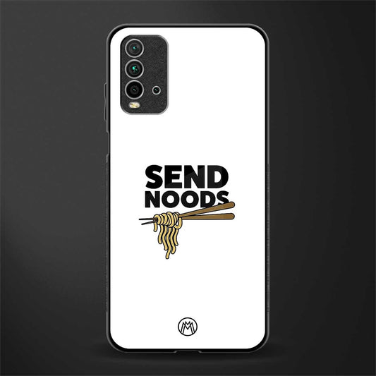 send noods glass case for redmi 9 power image