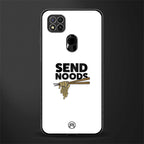 send noods glass case for poco c31 image