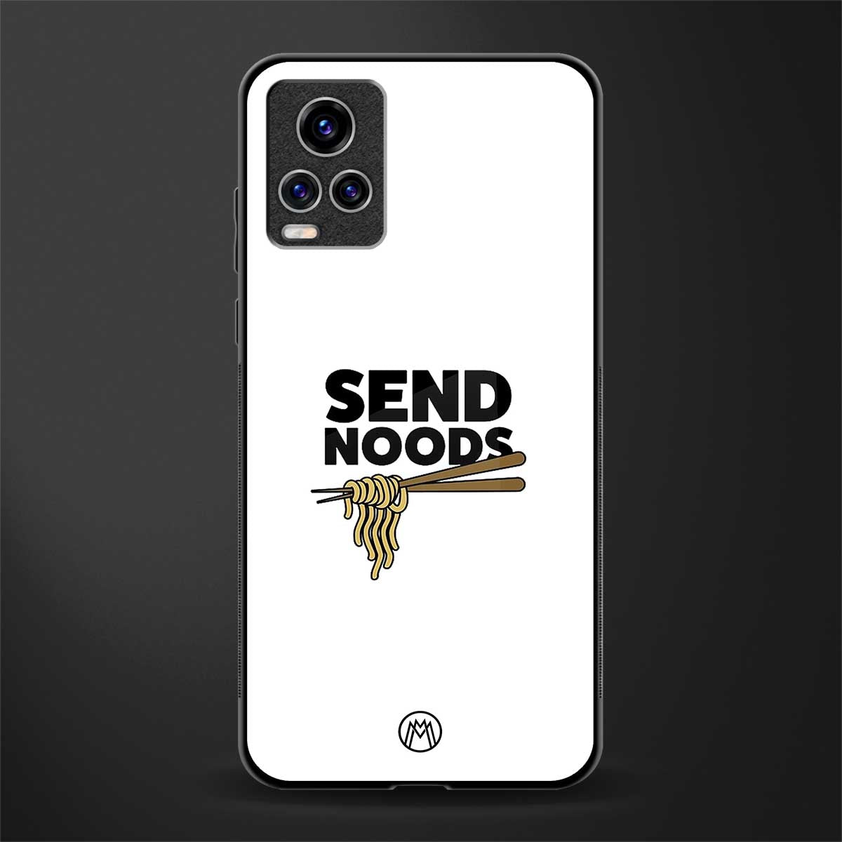 send noods glass case for vivo v20 pro image